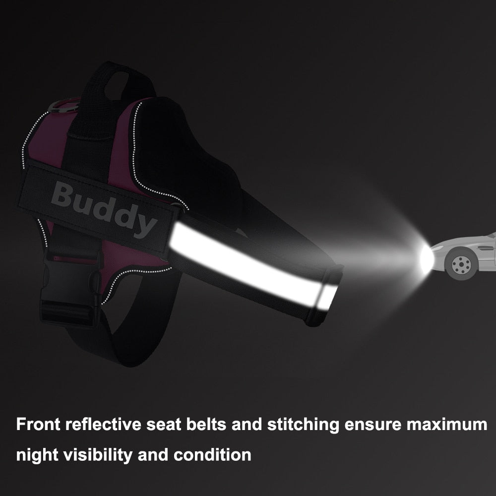 Custom Reflective Dog Body Harness