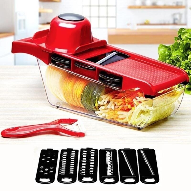 Multifunction Kitchen Slicer 6 Blades