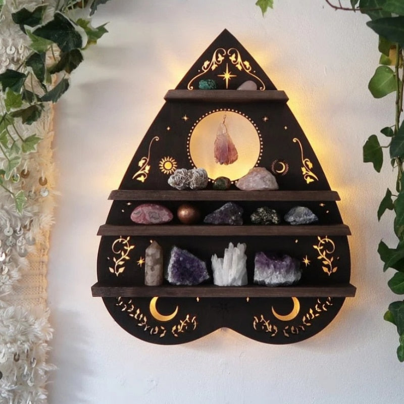 Wooden Shelf Essential Oil Storage Rack