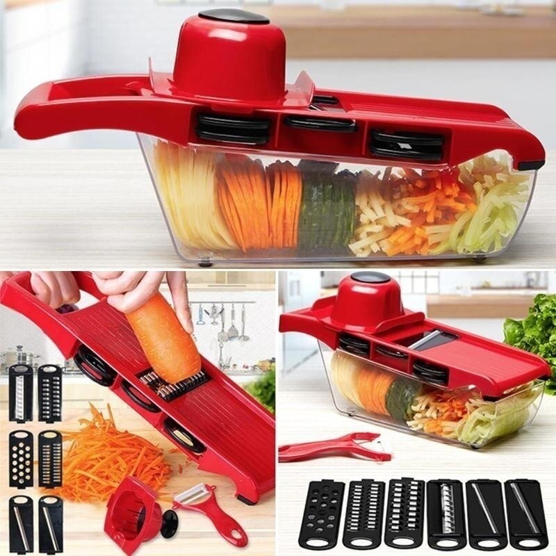 Multifunction Kitchen Slicer 6 Blades