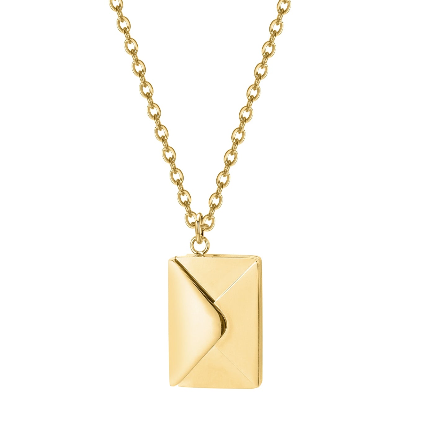 Envelope Pendant Necklace