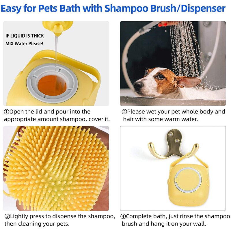 Dog Bath Brush