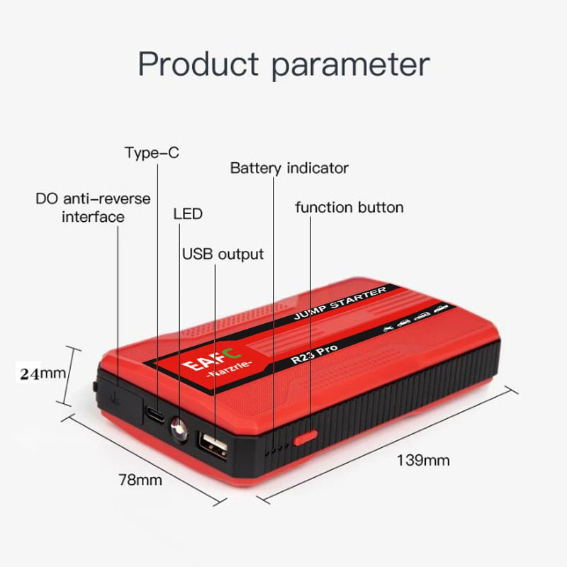 Universal Car Battery Jump Starter