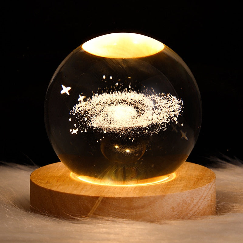 Glowing Crystal Ball