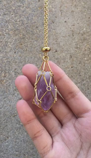 Crystal Holder Necklace