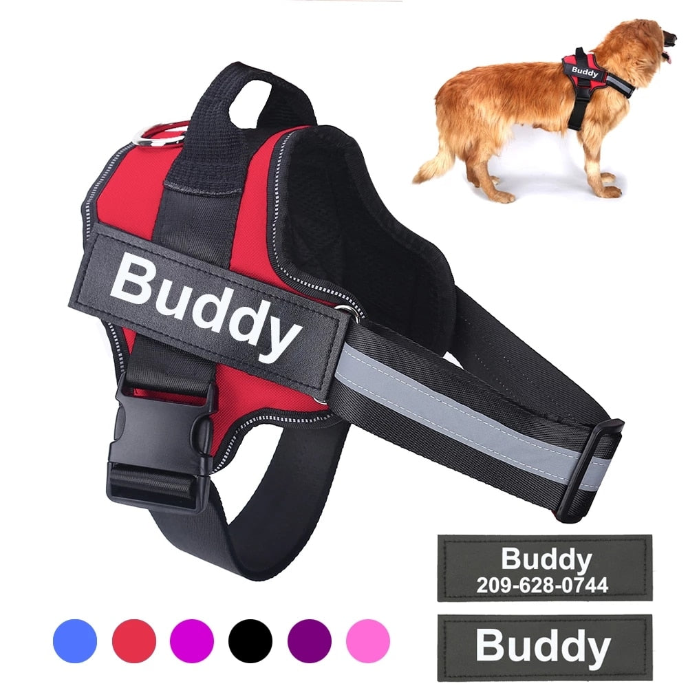 Custom Reflective Dog Body Harness